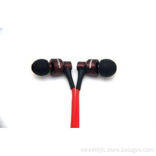 Mp3 Player Metal Earphones With Mic Atomic Bass , 120cm Noo